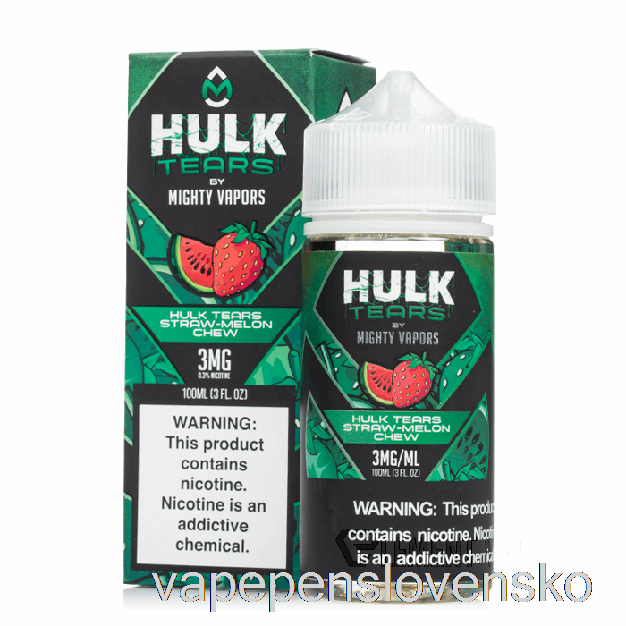 Hulk Slzy Slamený Melón žuť - Hulk Slzy - 100 Ml 6mg Vape Bez Nikotinu